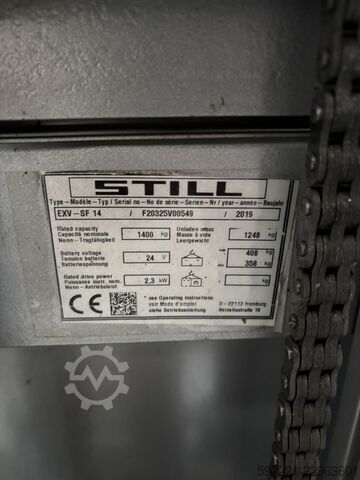 Hochhubwagen Still EXV-SF 14 Li-Ion Still Silber refurbished