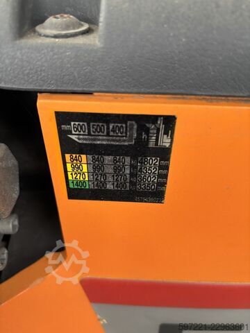 Hochhubwagen Still EXV-SF 14 Li-Ion Still Silber refurbished