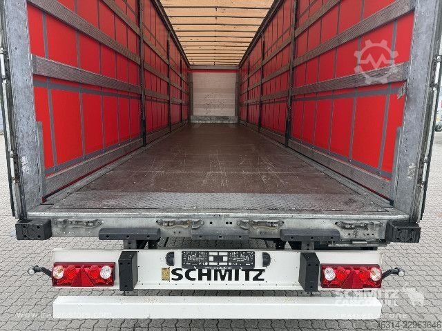 Open semitrailer with tarp Schmitz Cargobull Curtainsider Standard Getränke