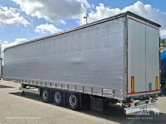 Open semitrailer with tarp Schmitz Cargobull Curtainsider Mega Getränke