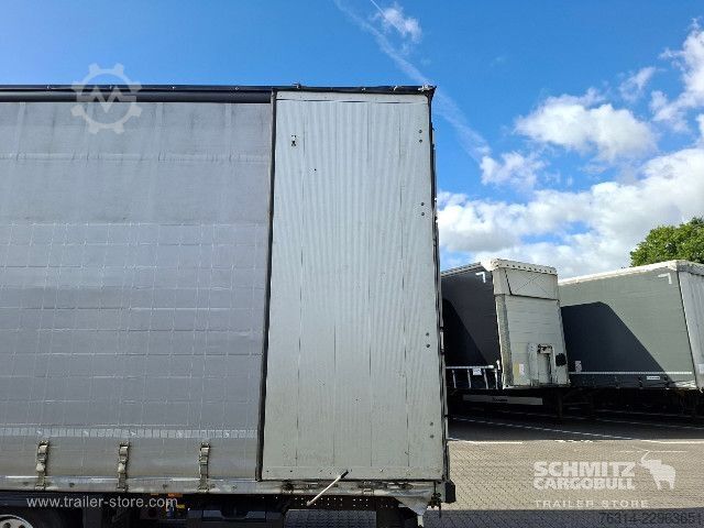 Open semitrailer with tarp Schmitz Cargobull Curtainsider Mega Getränke