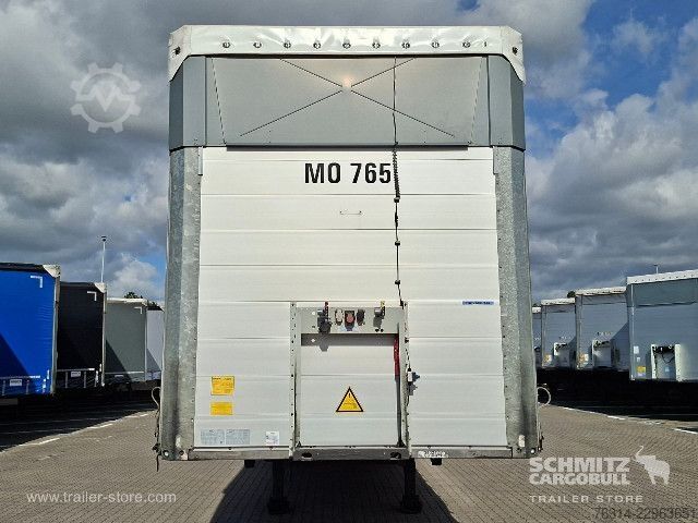 Open semitrailer with tarp Schmitz Cargobull Curtainsider Mega Getränke