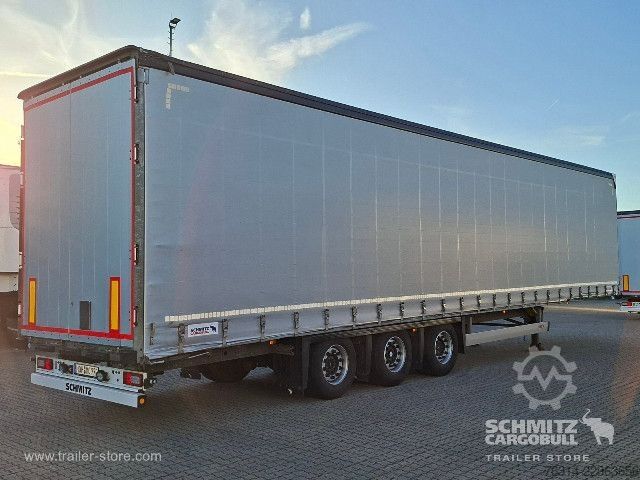 Open semitrailer with tarp Schmitz Cargobull Curtainsider Mega Getränke