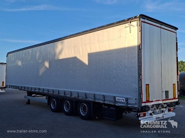 Open semitrailer with tarp Schmitz Cargobull Curtainsider Mega Getränke