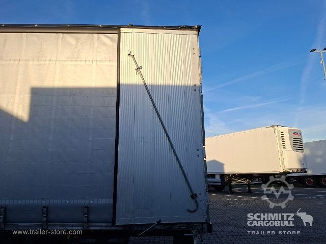Open semitrailer with tarp Schmitz Cargobull Curtainsider Mega Getränke