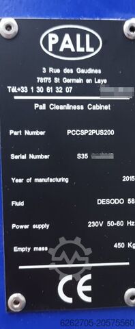 Cleanliness Checking Machine PALL PCCSP2PUS200