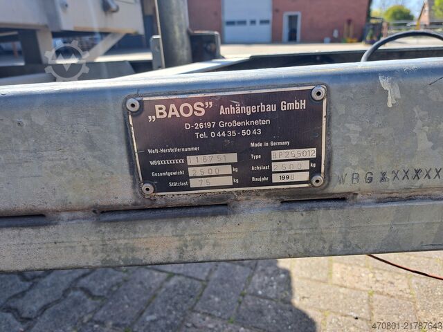 Car trailer BAOS Anhänger BP255012