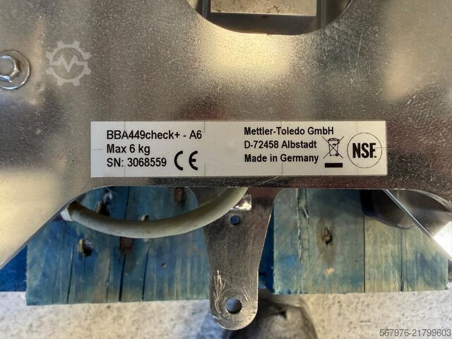 Weighing scales Mettler-Toledo BBA449check+-A6 6kg Platform Scales