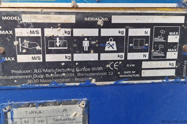 Scissor lift JLG 245-25 Diesel, 4x4 Drive, 26m Working Height, 750k