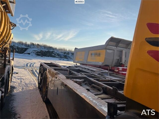 Chassis cab Scania P420 6x2 chassis w/ Tipper and defective gearbox