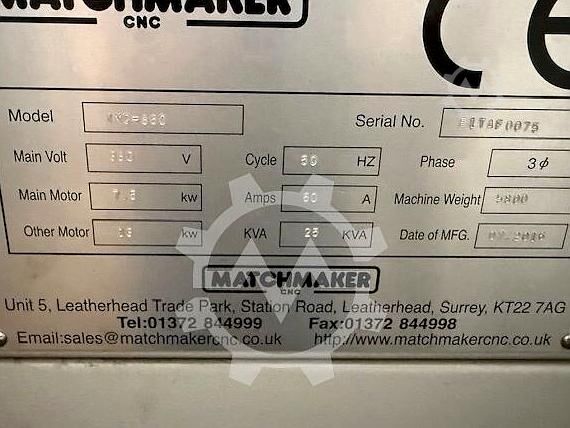 Vertical machining center Matchmaker VMC-860
