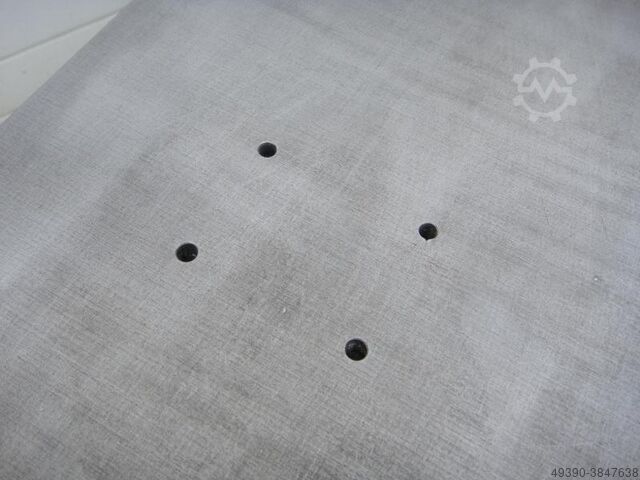 Steel cast/grey cast iron straightening and welding plate, heavily ribbed, formerly a marking and me  1000x1000