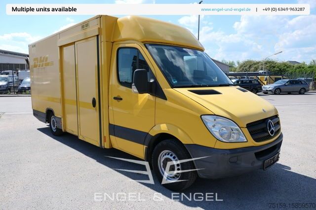 Box van mercedes-benz SPRINTER 310 CDI MAXI EURO-5 KOFFER REGALE KAMERA DURCHGANG