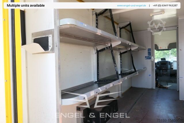 Box van mercedes-benz SPRINTER 310 CDI MAXI EURO-5 KOFFER REGALE KAMERA DURCHGANG