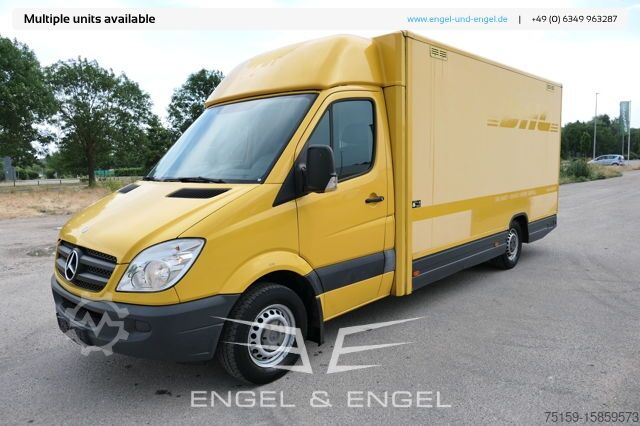 Box van mercedes-benz SPRINTER 310 CDI MAXI EURO-5 KOFFER REGALE KAMERA DURCHGANG