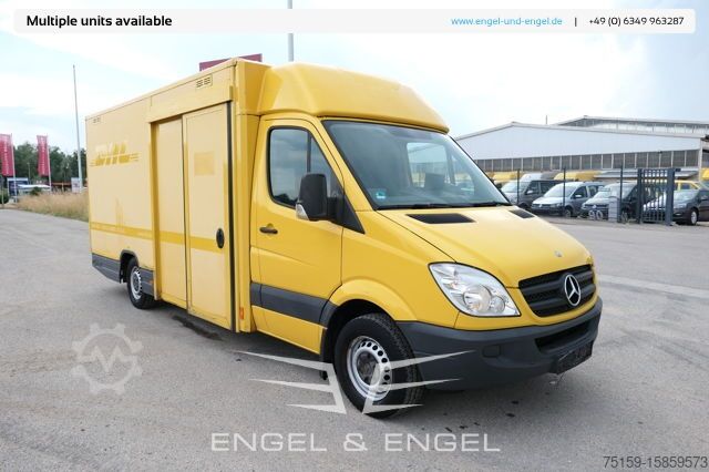Box van mercedes-benz SPRINTER 310 CDI MAXI EURO-5 KOFFER REGALE KAMERA DURCHGANG