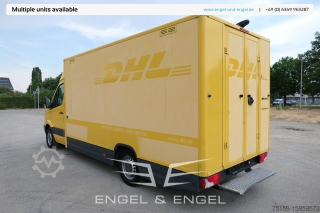 Box van mercedes-benz SPRINTER 310 CDI MAXI EURO-5 KOFFER REGALE KAMERA DURCHGANG