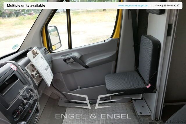 Box van mercedes-benz SPRINTER 310 CDI MAXI EURO-5 KOFFER REGALE KAMERA DURCHGANG