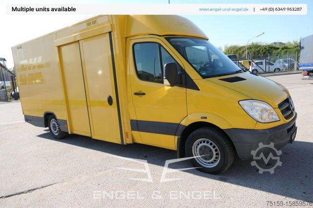 Box van mercedes-benz SPRINTER 310 CDI MAXI EURO-5 KOFFER REGALE KAMERA DURCHGANG