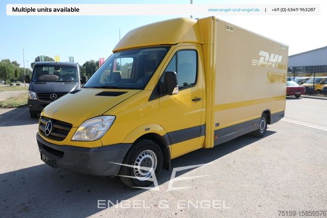 Box van mercedes-benz SPRINTER 310 CDI MAXI EURO-5 KOFFER REGALE KAMERA DURCHGANG