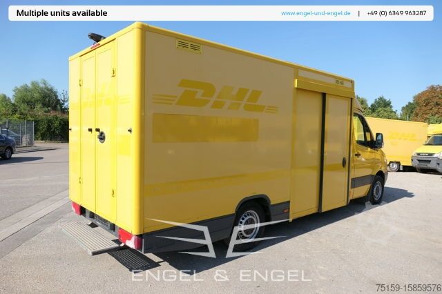 Box van mercedes-benz SPRINTER 310 CDI MAXI EURO-5 KOFFER REGALE KAMERA DURCHGANG