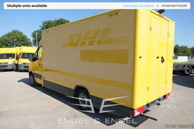 Box van mercedes-benz SPRINTER 310 CDI MAXI EURO-5 KOFFER REGALE KAMERA DURCHGANG