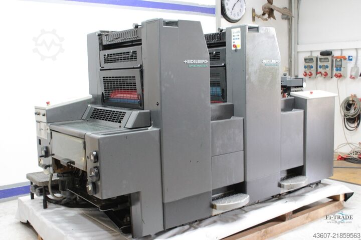 2 Color Sheet-Fed Offset Press Heidelberg SM 52-2P+