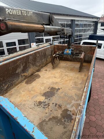 Tipper with crane MAN TGS 26.320 6X2-4/ HMF 1643 Z CRANE/