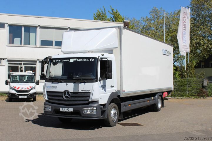 Box truck Mercedes-Benz Atego  1218 Koffer LDW LBW Seitentür Rolltor