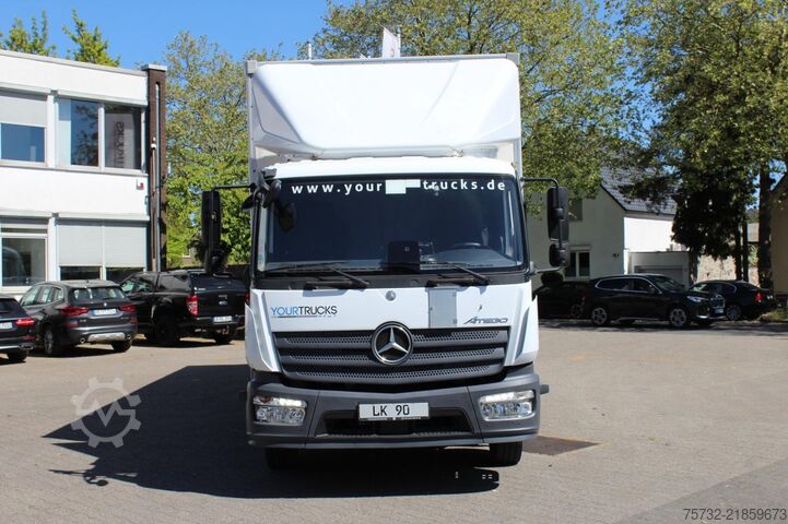 Box truck Mercedes-Benz Atego 1218 Koffer LDW LBW Seitentür Rolltor