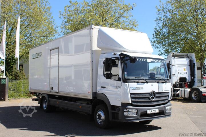 Box truck Mercedes-Benz Atego  1218 Koffer LDW LBW Seitentür Rolltor