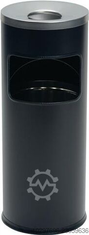 Combined ashtray Ø250xH630mm black - 1 pc DURABLE 
