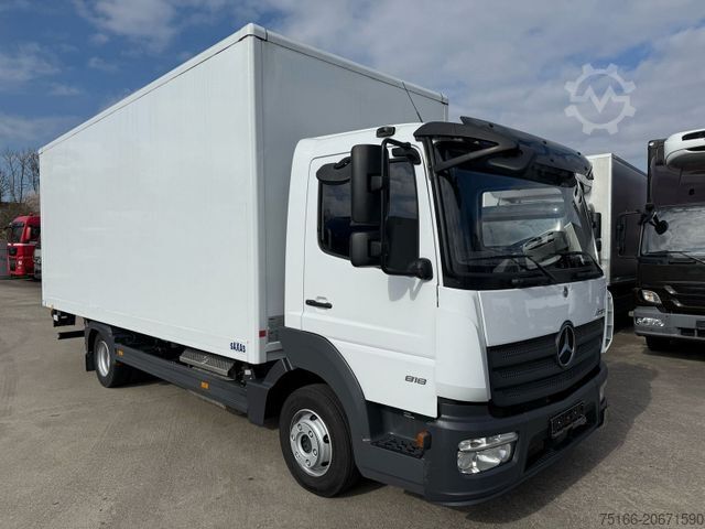 Box van MERCEDES-BENZ ATEGO 818 L Koffer 6,10 m LBW 1 to.*AHK*Luft HA