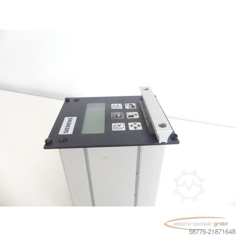 Component Siemens SITRANS F C MASS 6000 FDK:083H0204 SN 134335N324