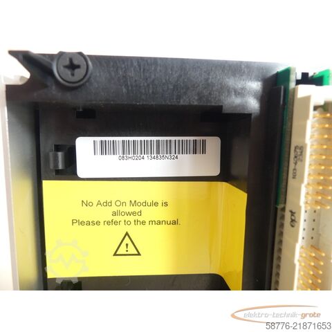 Component Siemens SITRANS F C MASS 6000 FDK:083H0204 SN 134835N324