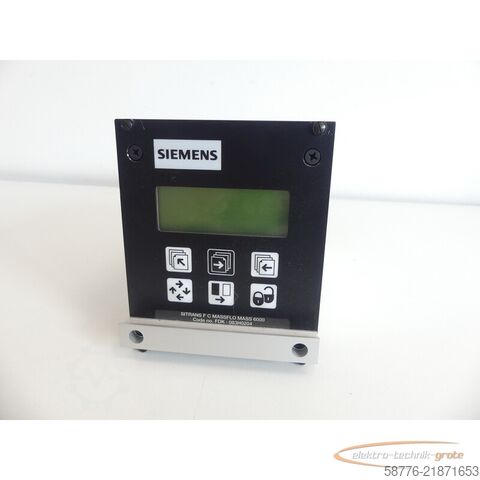 Component Siemens SITRANS F C MASS 6000 FDK:083H0204 SN 134835N324