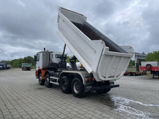 Tipper truck MERCEDES-BENZ Actros 4141 8x6 4 Achs Muldenkipper Meiller 17m³