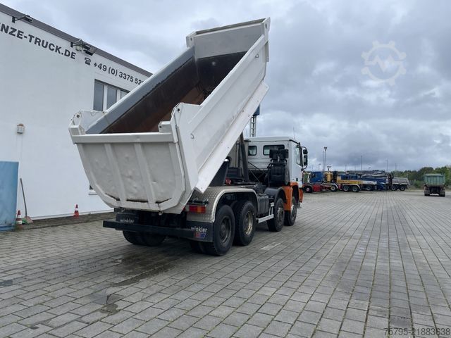 Tipper truck MERCEDES-BENZ Actros 4141 8x6 4 Achs Muldenkipper Meiller 17m³