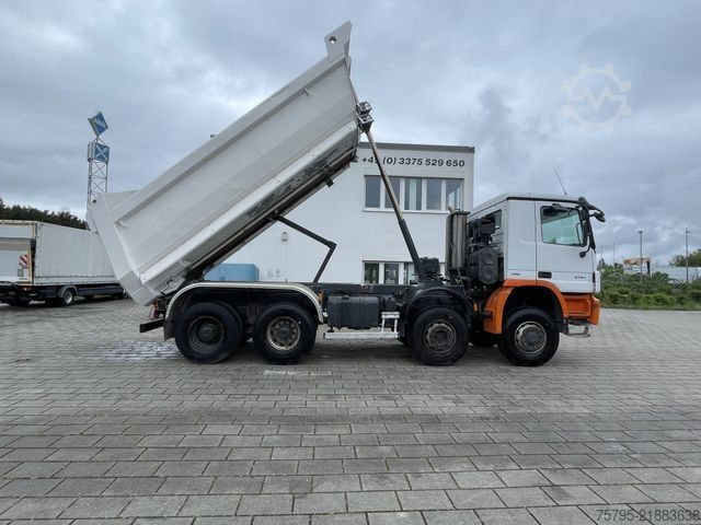 Tipper truck MERCEDES-BENZ Actros 4141 8x6 4 Achs Muldenkipper Meiller 17m³