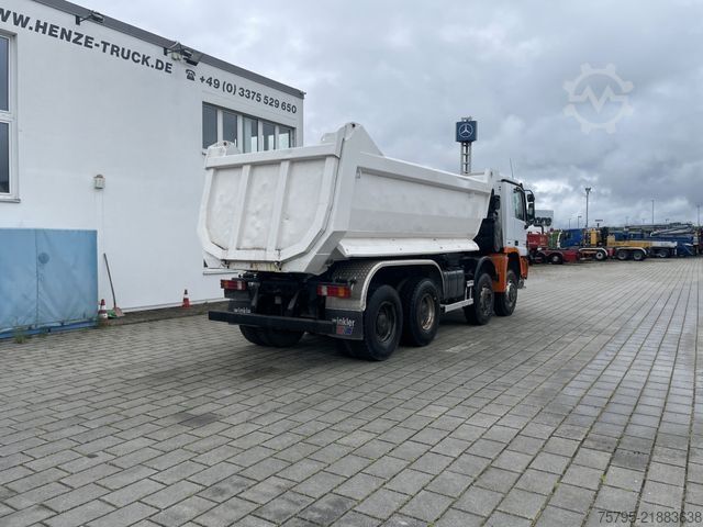 Tipper truck MERCEDES-BENZ Actros 4141 8x6 4 Achs Muldenkipper Meiller 17m³