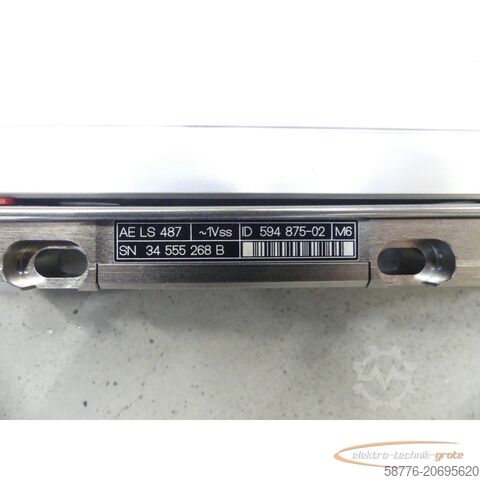 Komponente Heidenhain LS 487 ML 370 ID 572250-61 + AE LS 487 ID 594 875-02 - ! -