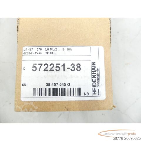 Komponente Heidenhain LS 487 ML 570 ID 572251-38 + AE LS 487 ID 594875-02 - ! -