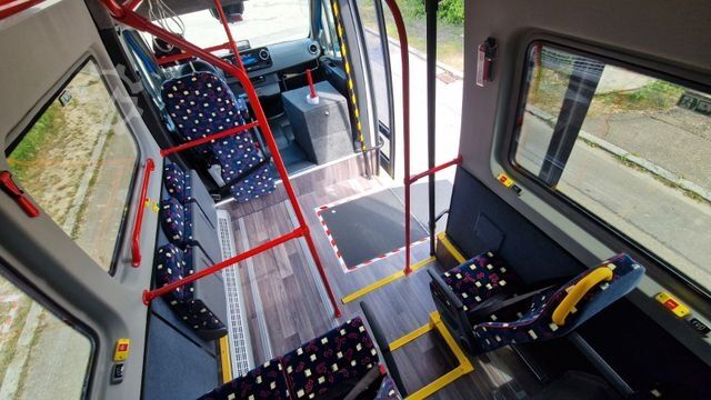 Minibus MERCEDES-BENZ 517 / 515 Frontniederflur mit  GSR 3 Systeme