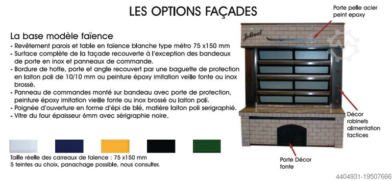 Electric deck oven with 6 mouths JOLIVET used EUROFOURS EUROFOURS JE-326 18