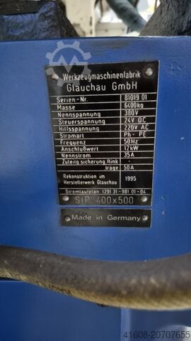 Innen- und Planschleifmaschine GLAUCHAU SIP 400x500