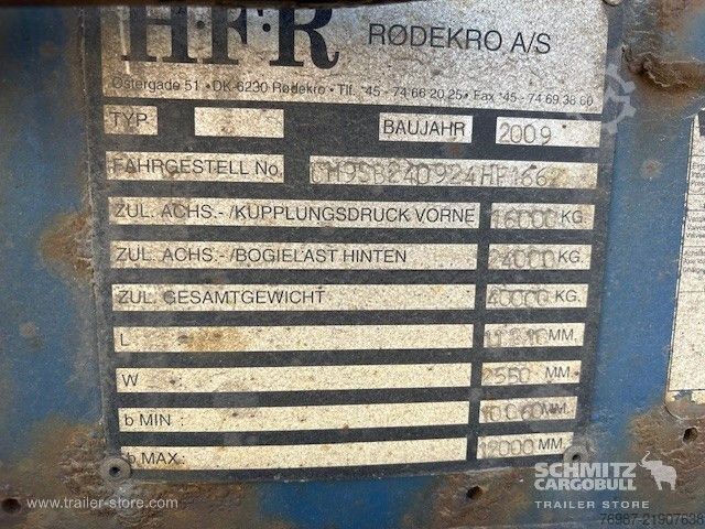 Semitrailer HFR Containerfahrgestell Standard