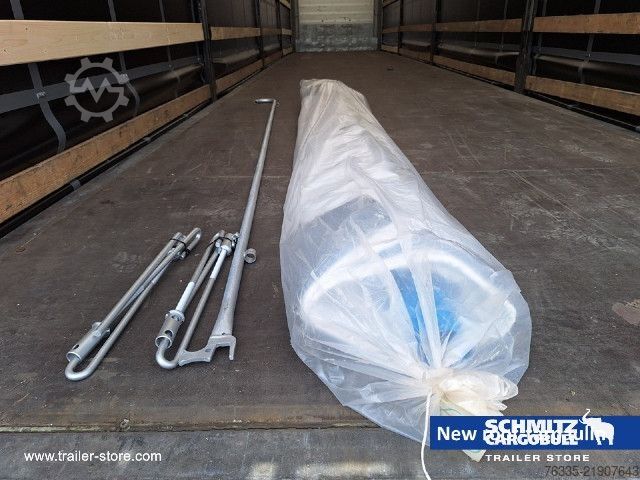 Open semitrailer with tarp Schmitz Cargobull Curtainsider Mega