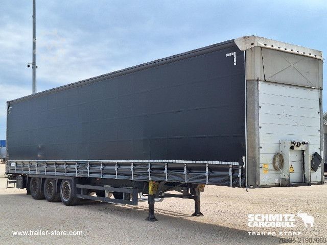 Open semitrailer with tarp Schmitz Cargobull Curtainsider Mega