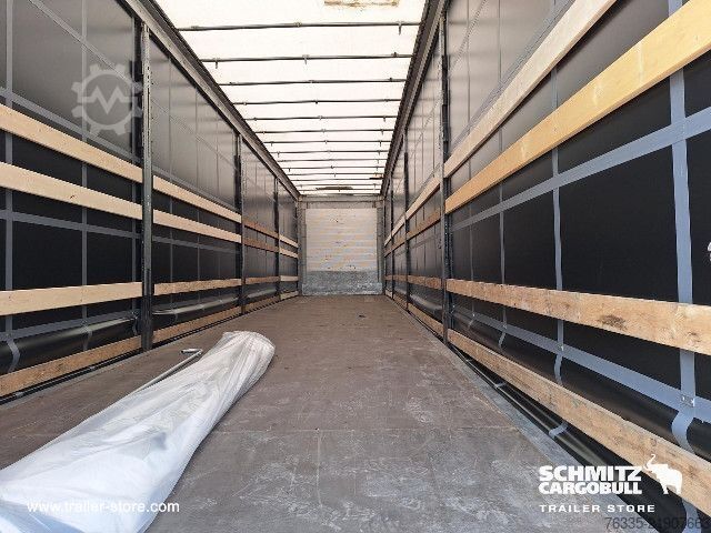 Open semitrailer with tarp Schmitz Cargobull Curtainsider Mega