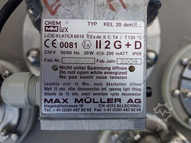 Edelstahl Druckbehälter Rührwerk